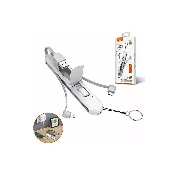 LDNIO LC130 3 in 1 Cable Storage Box